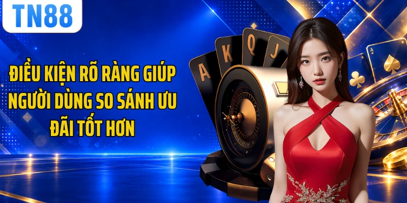Điều kiện rõ ràng giúp người dùng so sánh ưu đãi tốt hơn